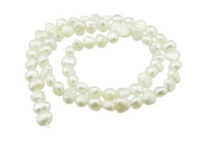 white small nugget freshwater pearls