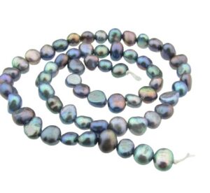 peacock small nugget freshwater pearls