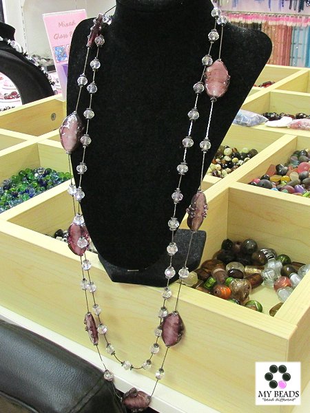 Chain and Lampwork Necklace