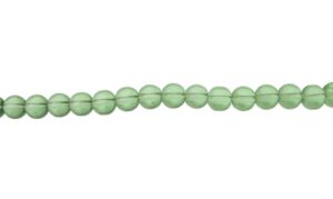 light green glass beads 8mm round
