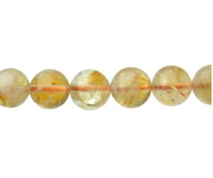 citrine 6mm round gemstone beads natural crystals australia