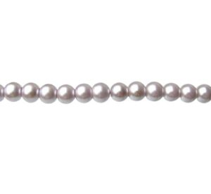 lilac glass pearls beads 8mm purple