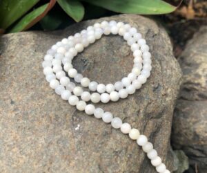 moonstone 4mm round natural gemstone beads