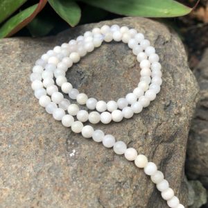 moonstone 4mm round natural gemstone beads