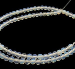 opalite 4mm round beads