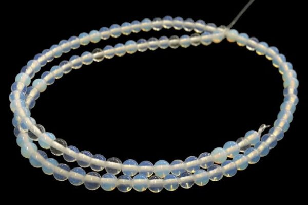 opalite 4mm round beads
