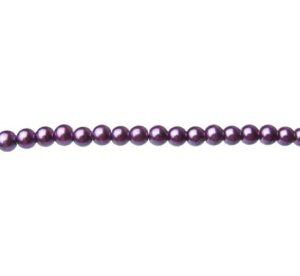 purple glass pearls