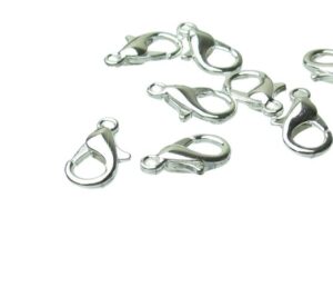 silver lobster clasp 12mm