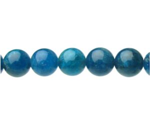 apatite natural gemstone round beads 8mm