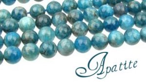 Apatite gemstone beads