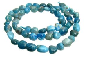 apatite gemstone nugget beads