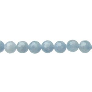 aquamarine 8mm natural beads