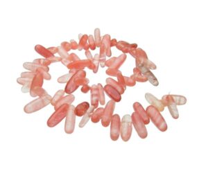 Cherry Quartz nugget gemstone beads