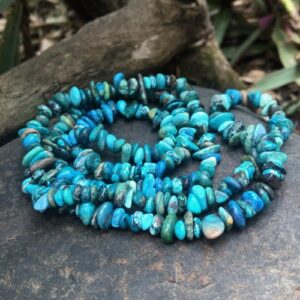chrysocolla gemstone chip beads