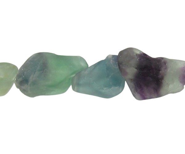 fluorite rough gemstone nugget beads