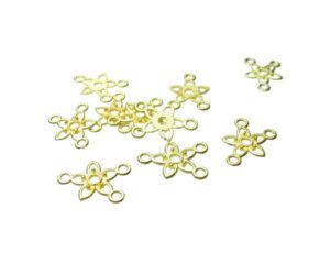 gold connector findings beading