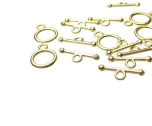 gold small toggle clasp