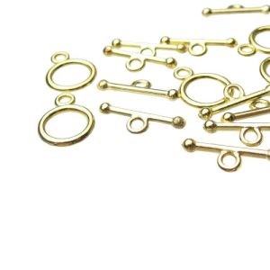 gold small toggle clasp
