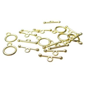gold small toggle clasp