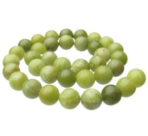 green jasper natural gemstone beads 10mm round australia crystals