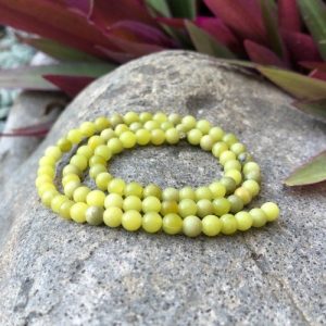green jasper 4mm round gemstone beads natural crystals australia