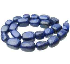 lapis lazuli gemstone nugget beads