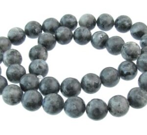 Larvikite 10mm round beads