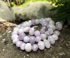 amethyst nugget gemstone beads natural crystals