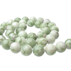 peace jade 10mm round gemstone beads