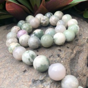 peace jade 12mm round gemstone beads