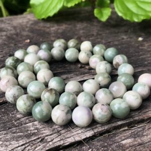 peace jade 6mm round gemstone beads