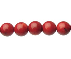 red coral 8mm round beads australia
