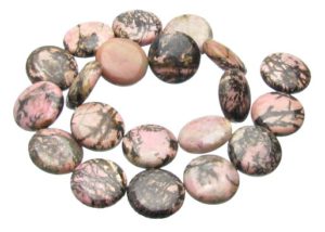 Rhodonite gemstone beads