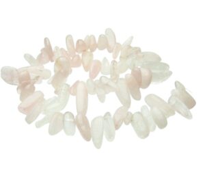 rose quartz top drilled natural gemstone beads