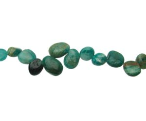 Amazonite top drilled nugget beads