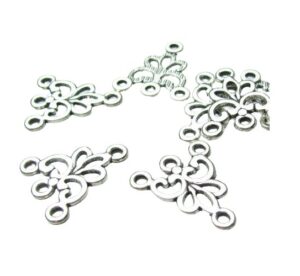 silver chandelier earring parts for beading