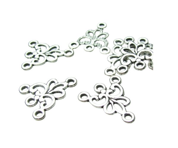 silver chandelier earring parts for beading