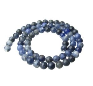 sodalite 6mm round gemstone beads