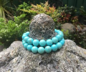 Large turquoise beads 10mm round