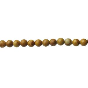 wood jasper round beads 4mm