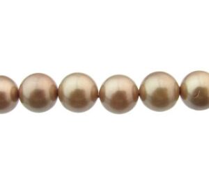 taupe shell based pearls