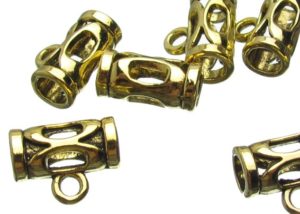 Gold Bail Beads
