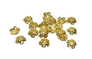Gold Beads Caps