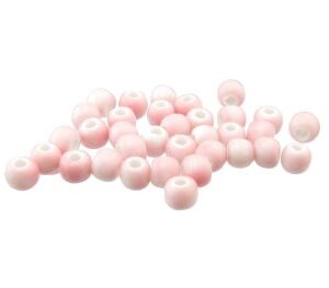 light pink ceramic beads for macrame