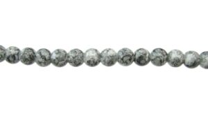 grey marble glass beads