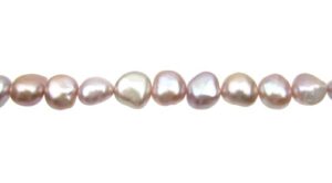 lilac nugget freshwater pearl beads