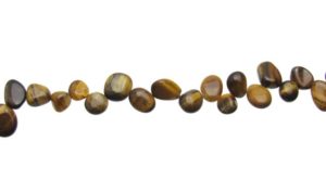 Tiger Eye top-drilled Nugget Beads
