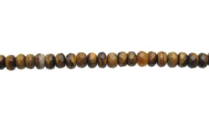Tigers eye beads faceted rondelle