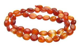 Carnelian Pebble Gemstone Beads
