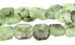 Faceted gemstone beads